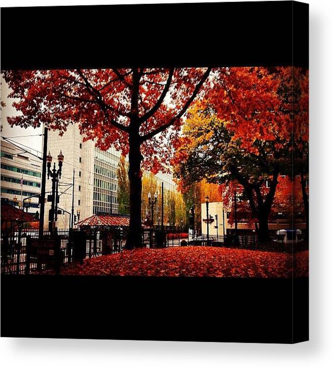 Beautiful Canvas Print featuring the photograph #pdx #portland #picoftheday #47 by Kimberley Kacho