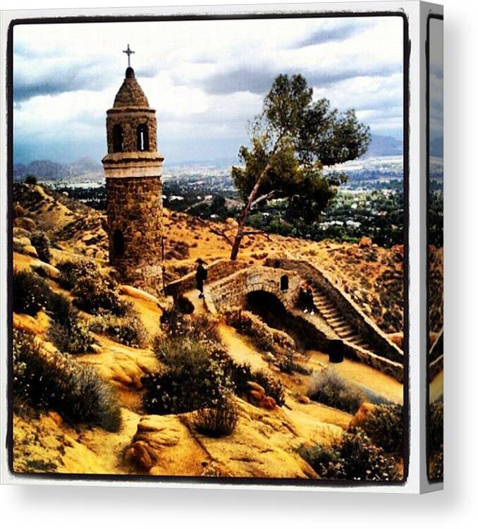 Beautiful Canvas Print featuring the photograph Mt Rubidoux #6 by Rick Annette