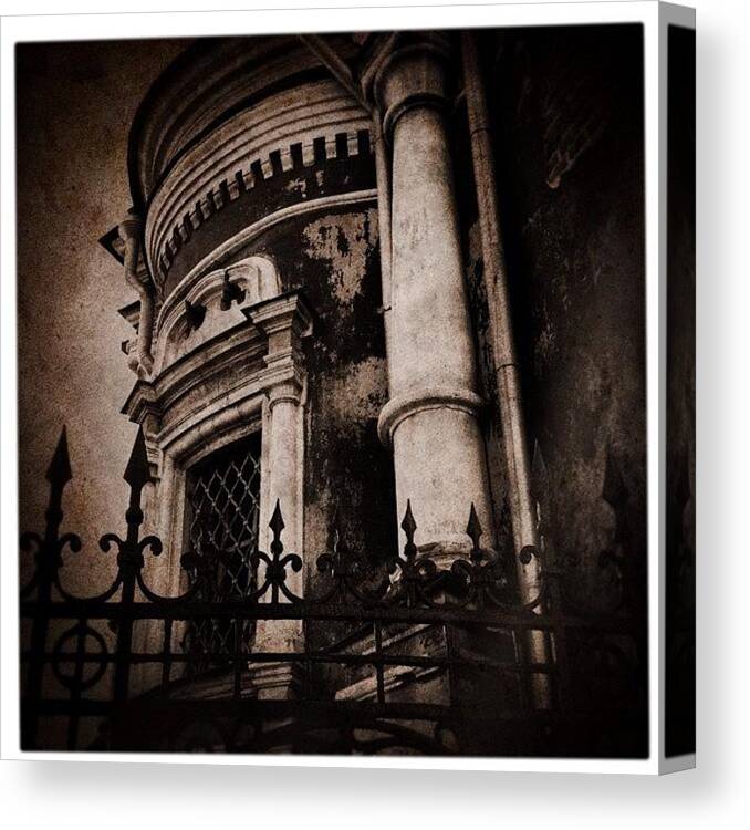 Urban Canvas Print featuring the photograph Instagram Photo #691342852461 by Eugene / Arzamastsev