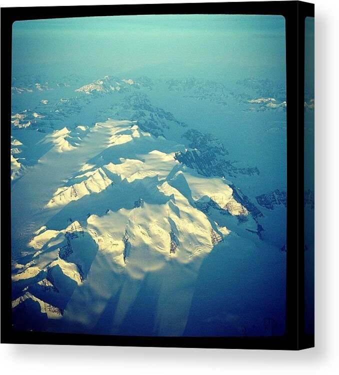 Greenland Canvas Print featuring the photograph Instagram Photo #8 by Tony Benecke