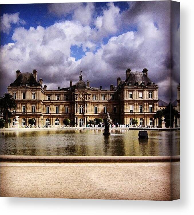 Beautiful Canvas Print featuring the photograph Paris #9 by Luisa Azzolini