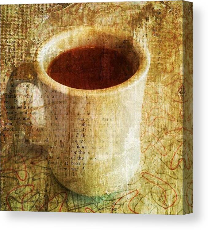 A Cup Of Joe Canvas Print featuring the photograph A Cup Of Joe by Bill Cannon