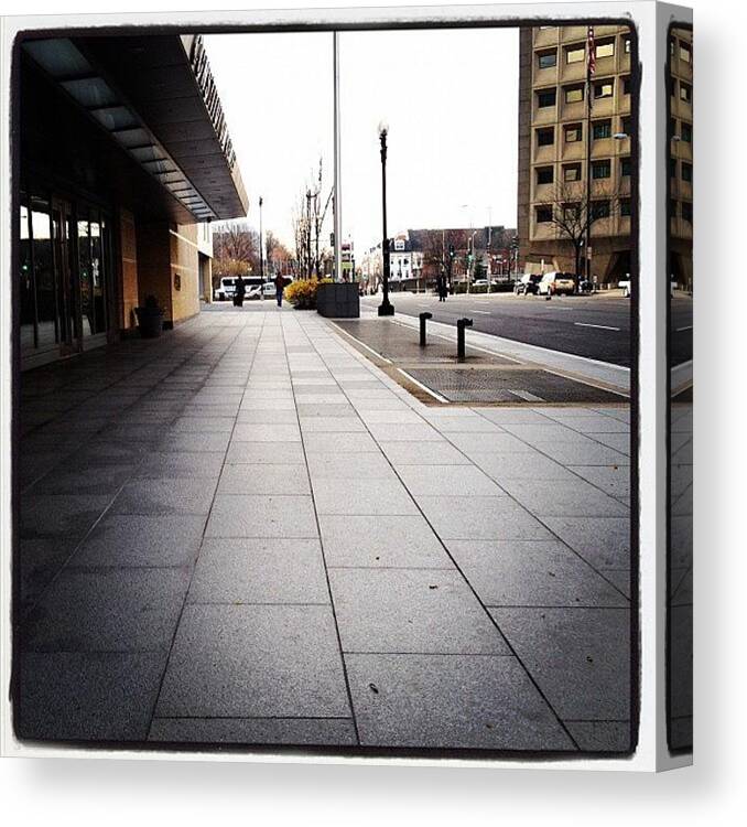 Dc Canvas Print featuring the photograph A Street Scene In #dc by Rob Murray