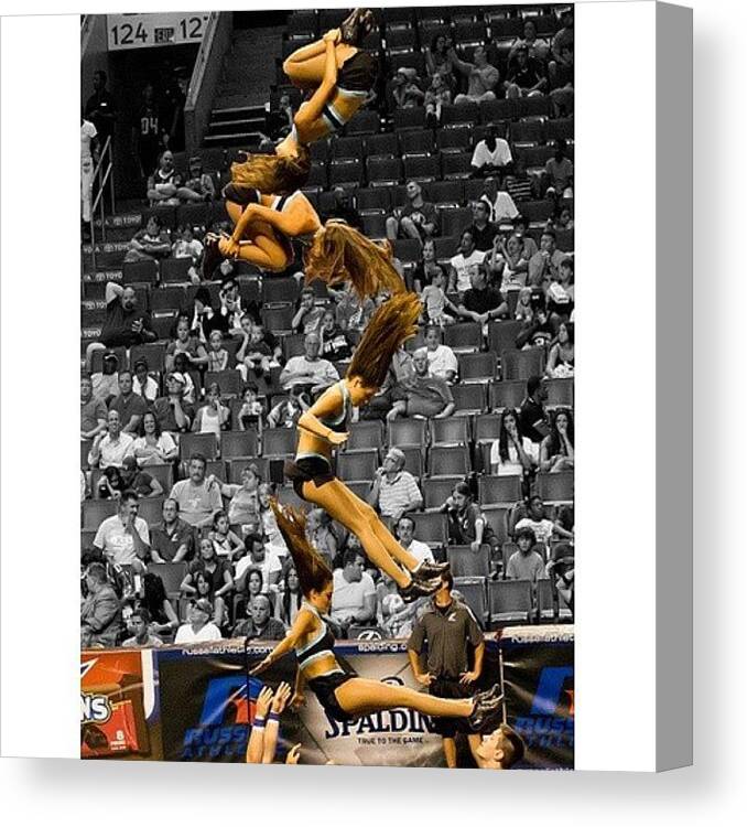 Photo Canvas Print featuring the photograph #amazing #arenafootball #awsome by Tom Gari Gallery-Three-Photography