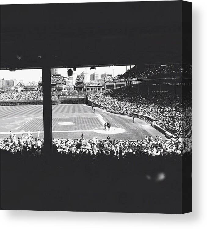 Baseball Canvas Print featuring the photograph America's Pastime by William Meier