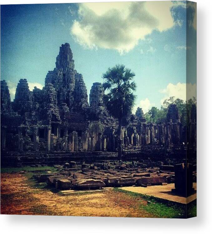 Angkor Wat Canvas Print featuring the photograph Ancient Kingdom by Richard Gurney