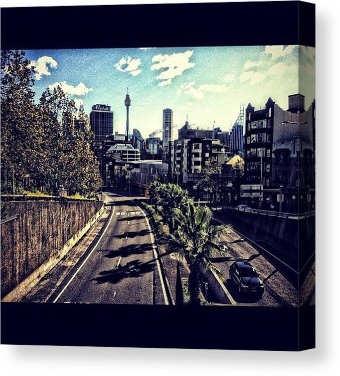 Instaozzie Canvas Print featuring the photograph And After The Rain A Beautiful Day! by Sydney Australia