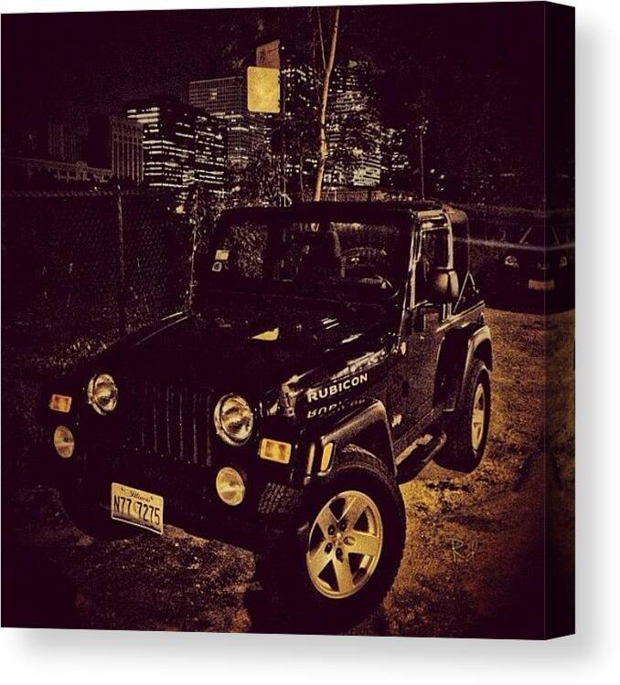  Canvas Print featuring the photograph Another Cool Jeep! by Art Rummery