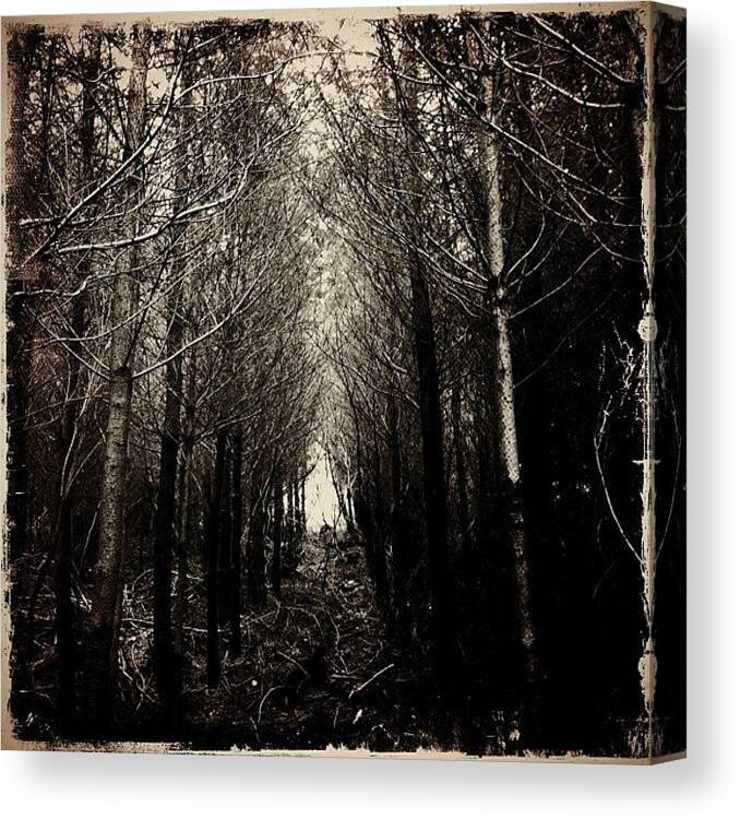 Iphoneonly Canvas Print featuring the photograph Another Light At The End Of The Tunnel by Daniela Leach