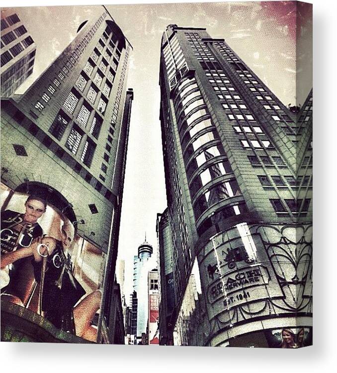 Building Canvas Print featuring the photograph #asia #hongkong #building #tower #urban by Pepe Ruiz