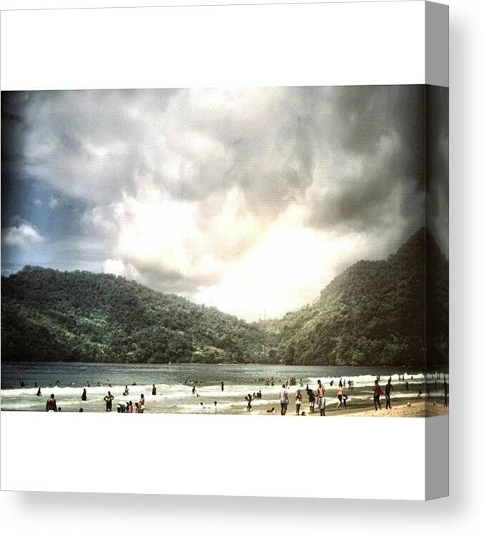 Beautiful Canvas Print featuring the photograph At Trinidad. Took With Canon 5dc + 50mm by Dayne Mahadeo