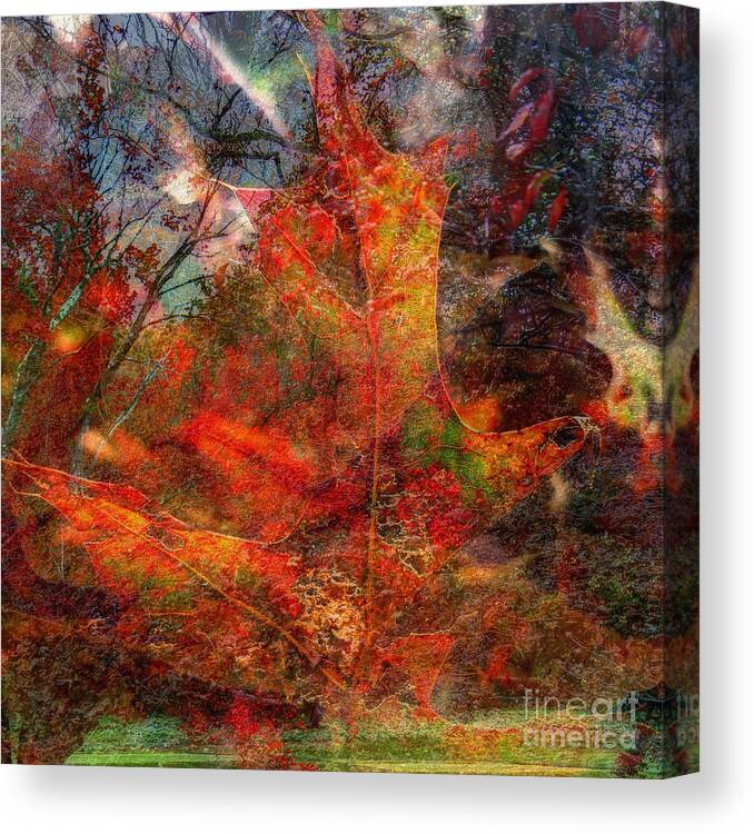 Autumn Canvas Print featuring the photograph Autumn Fusion 2 by Jeff Breiman