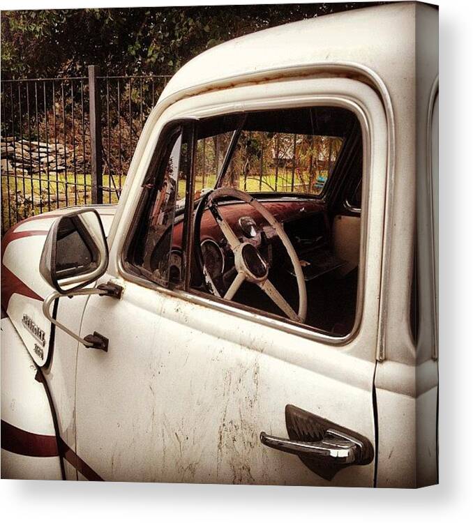 Chevrolet Canvas Print featuring the photograph Baby You Can Drive My Truck by Diego Jolodenco