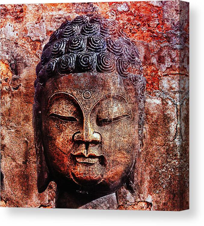 Buddha Canvas Print featuring the photograph Balance by Joachim G Pinkawa