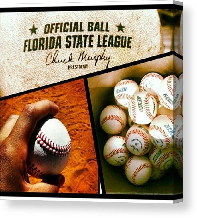 Baseballs Canvas Print featuring the photograph Balls Everywhere by Stuart Lieberman