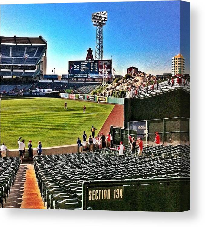 Beautiful Canvas Print featuring the photograph Batting Practice!! by Rick Annette