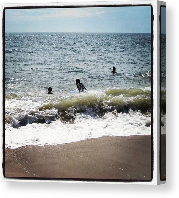 Beach Canvas Print featuring the photograph Beach Days by Kayla Mitchell