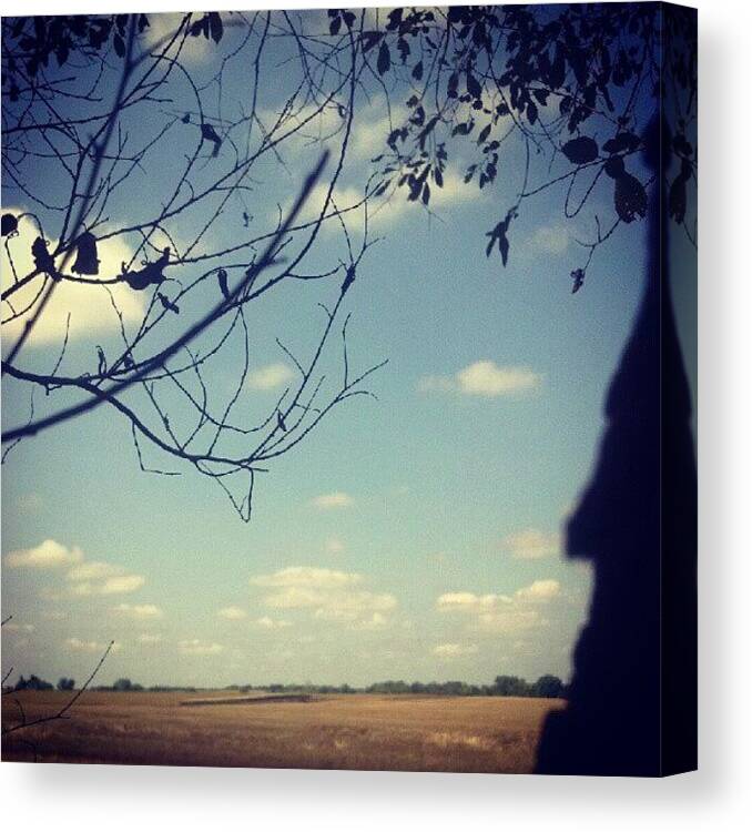 Beautiful Canvas Print featuring the photograph Beautiful Kansas Sky by Stephen Cooper