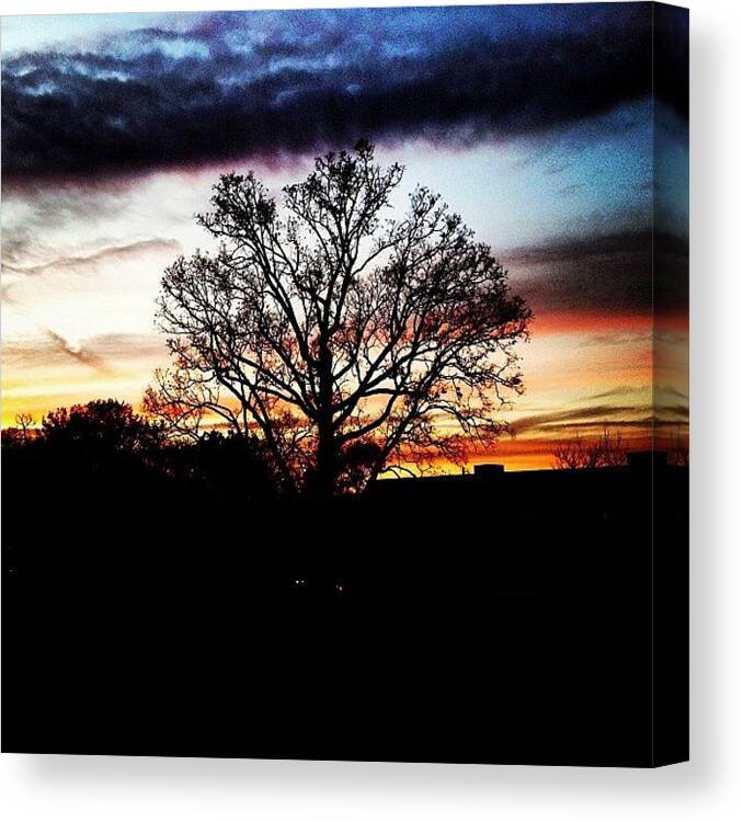 Bright Canvas Print featuring the photograph Beautiful Sunset This Blacksburg by Phoebe Hannah