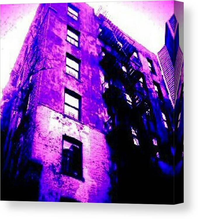 Nyc Canvas Print featuring the photograph Belief In The #supernatural Reflects A by Radiofreebronx Rox