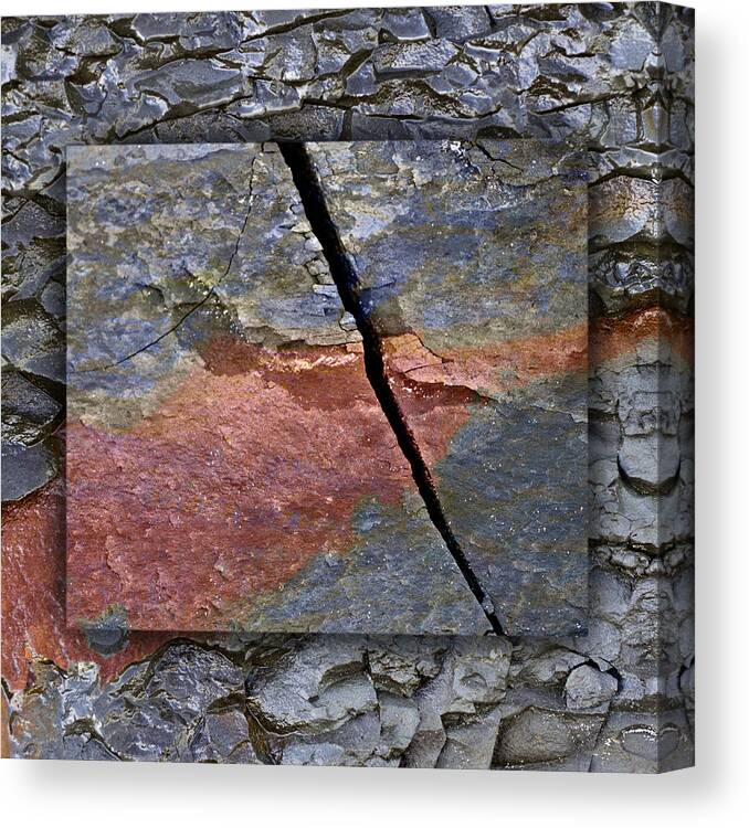 Bold Canvas Print featuring the photograph Between Tides Number 15 Square by Carol Leigh