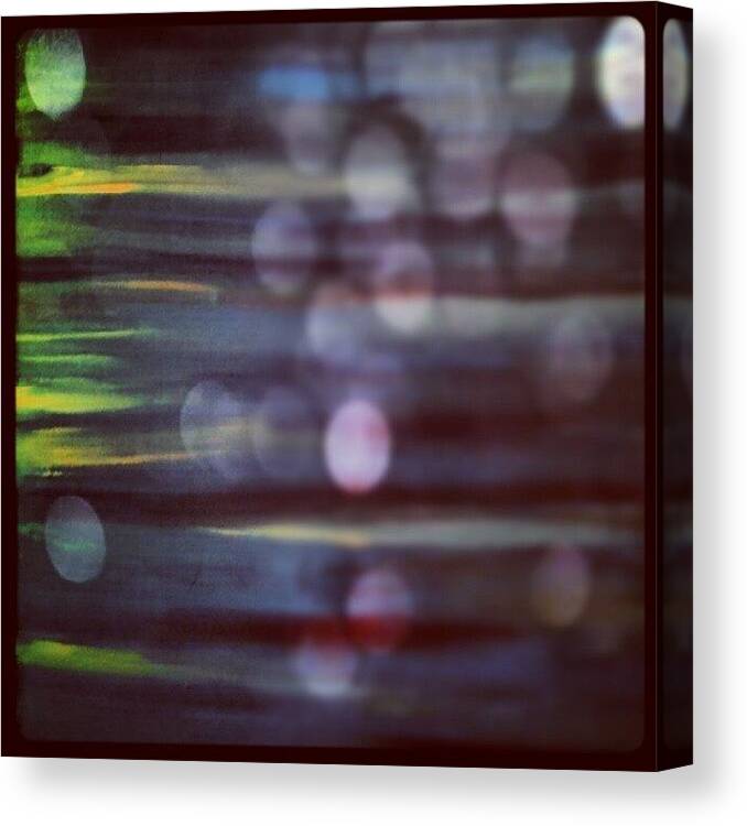 Paint Canvas Print featuring the photograph Blurry Emotions by Tina Marie