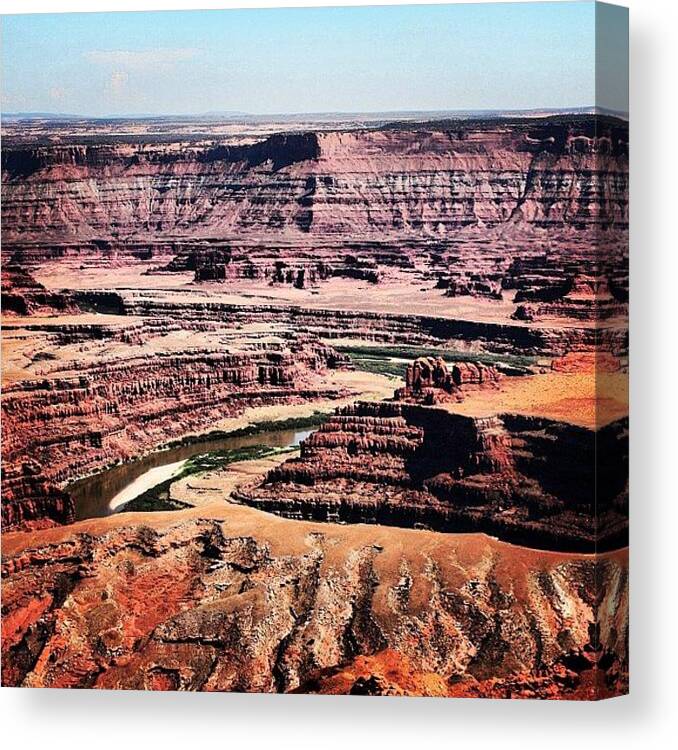 Usa Canvas Print featuring the photograph Canyonland by Luisa Azzolini