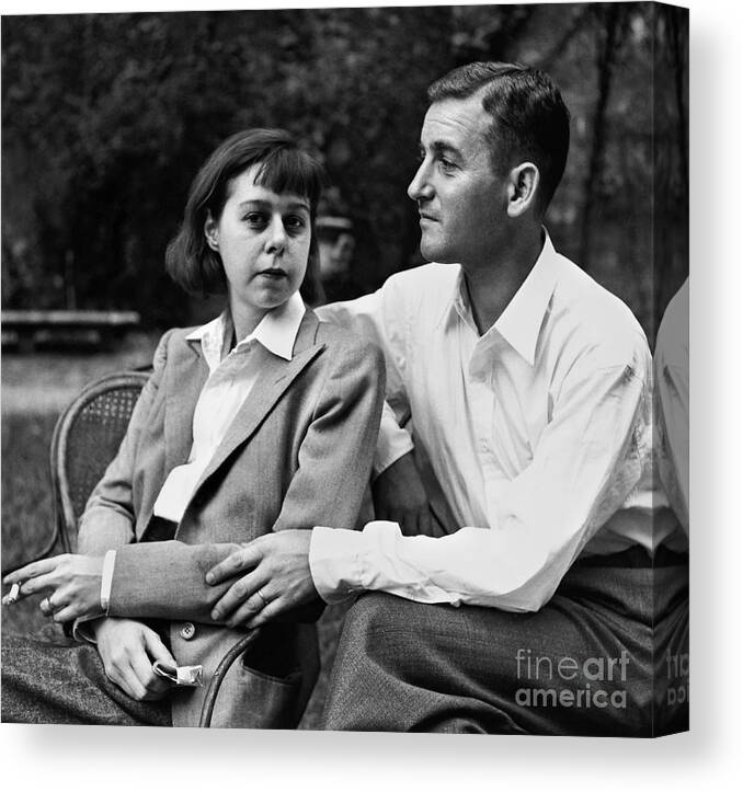 1940 Canvas Print featuring the photograph CARSON McCULLERS by Granger