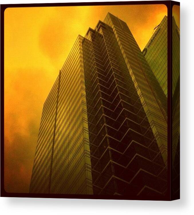Doinbuildings Canvas Print featuring the photograph #ccpi #autumn #building #architecture by Christopher Campbell