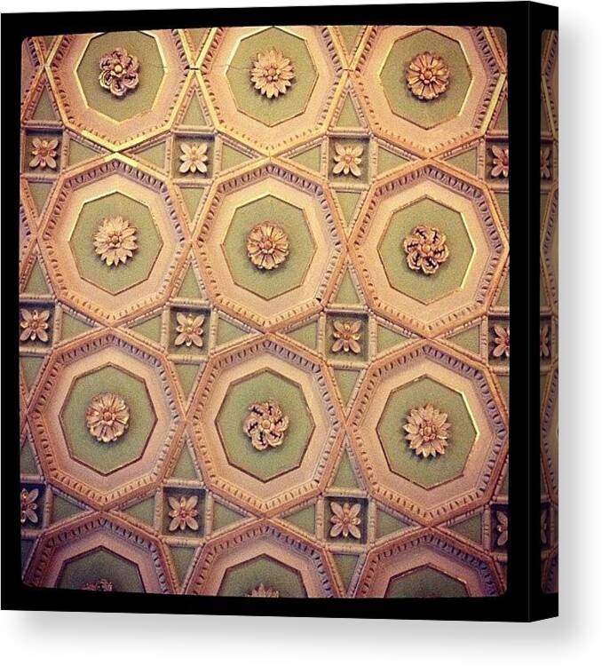 Ceiling Canvas Print featuring the photograph Ceiling by Emma Hollands