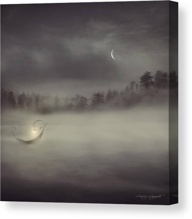 Charon Canvas Print featuring the photograph Charon's Boat by Lourry Legarde