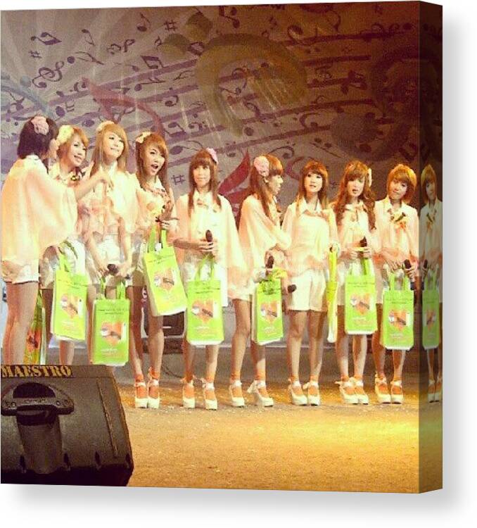 Beautiful Canvas Print featuring the photograph #cherrybelle #chibi #indonesia #artist by Yeny Yustin