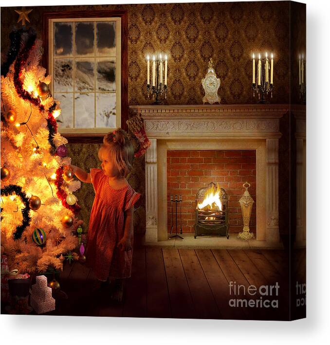Christmas Canvas Print featuring the photograph Christmas Magic by Eugene James