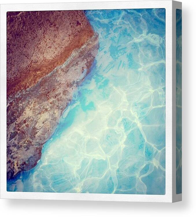 Water Canvas Print featuring the photograph Clear Ocean Waters by Oliver Kuy