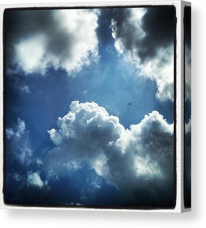 Summer Canvas Print featuring the photograph Cloud by Eddy Welch