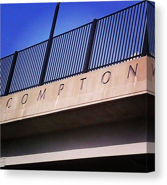 Compton Canvas Print featuring the photograph Compton by Anna Beasley
