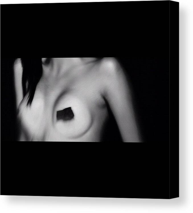 Bnw_society Canvas Print featuring the photograph #creative Stuff With @pampambe by Maria Lankina