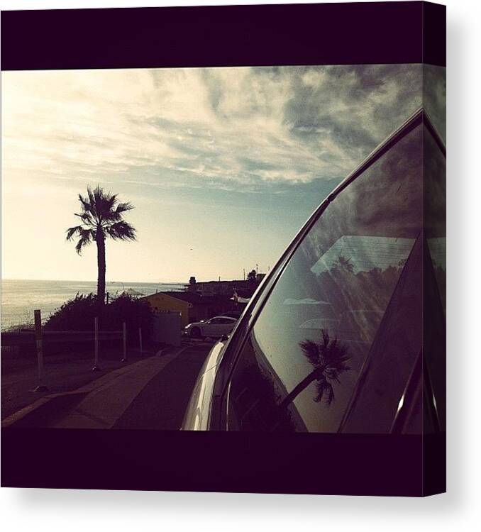 Oc Canvas Print featuring the photograph Cruising Down Pch #oc by Ash Eliot