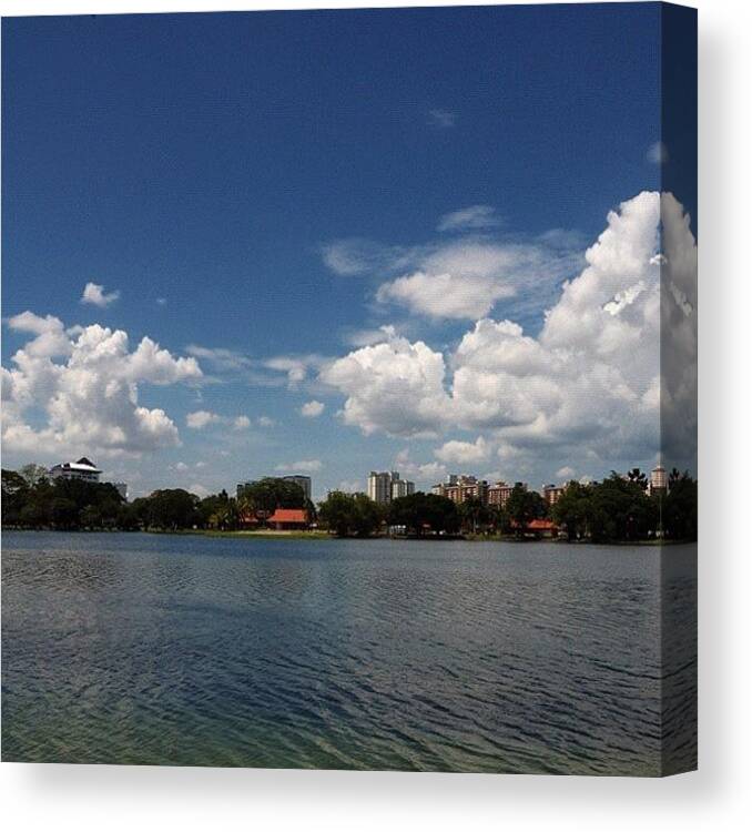 Picoftheday Canvas Print featuring the photograph Cumulonimbus? by Lord Rul