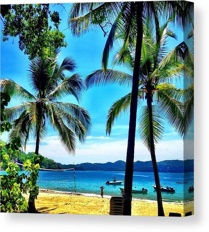 Beautiful Canvas Print featuring the photograph Day 9 Turtle Island #costarica by The Fun Enthusiast 
