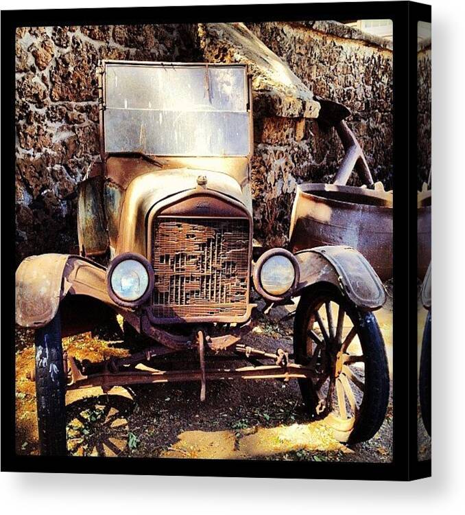 Antique Canvas Print featuring the photograph Days Of Old by Darice Machel McGuire
