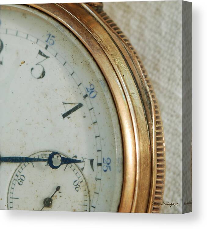 Antique Canvas Print featuring the photograph Details of Time 2 by Kay Lovingood