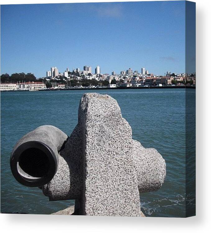 Sanfrancisco Canvas Print featuring the photograph Did You Ever Have The Pacific Ocean by Vicki Damato