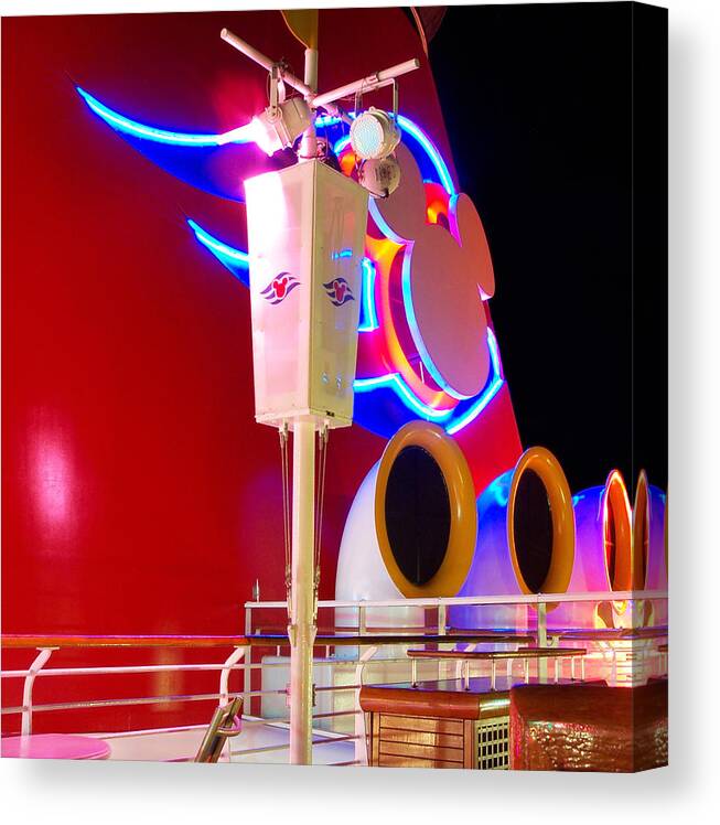 Disney Canvas Print featuring the photograph Disney Cruise 2 by David Foster