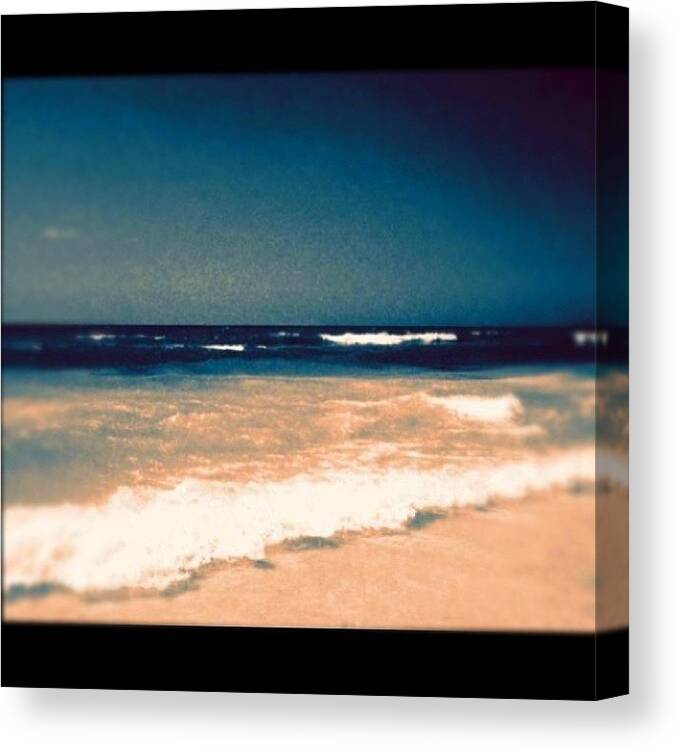  Canvas Print featuring the photograph do You Want To Go To The Seaside? by Kelsi Elizabeth
