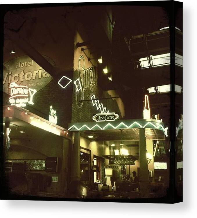 Orlando Canvas Print featuring the photograph #donpablos #restaurant #idrive #orlando by James Roberts