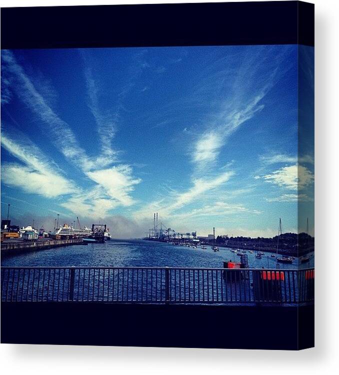 Photography Canvas Print featuring the photograph #dublin 1 #photography Seconds Apart by David Lynch