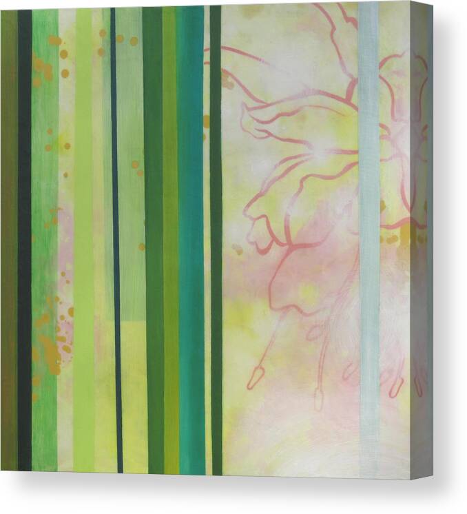 Flower Canvas Print featuring the painting Envy by Monica James