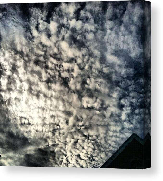  Canvas Print featuring the photograph Evening Sky...it's Soothing. I'm by Michael Krajnak