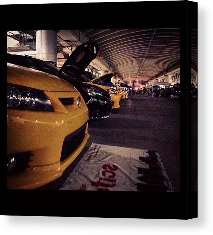 Cincinnati Canvas Print featuring the photograph Fast & Furious Time! #scion #goexposed by Joel Torres
